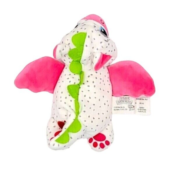 2/$15 Cutetitos Fruititos Dragon Plush White 7" Pink Glitter Dot Flamito SCENTED - Picture 6 of 9